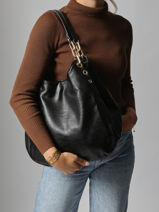 Schoudertas Plum Torrow Zwart plum TPLU2B-vue-porte