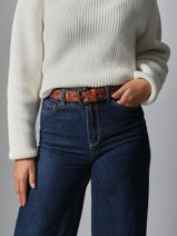 Riem Biba Bruin accessoires LOS1A-vue-porte