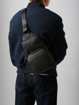 Cross Body Tas Hexagona Zwart odyssey 489933-vue-porte