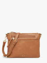 Cross Body Tas Zip Lulu castagnette Bruin zip ZAHARA