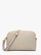 Cross Body Tas Sculpted Gerecycleerd Polyester Calvin klein jeans Beige sculpted 4K3162G