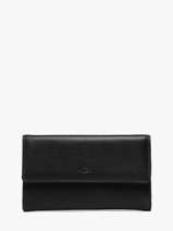 Portemonnee Leder Katana Zwart marina 753080