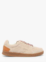 Sneakers Uit Leder Faguo Beige men 25CG0202