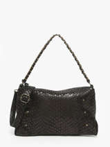 Cross Body Tas Joanna Leder Pieces Zwart joanna 17160097