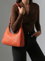 Schoudertas Manaus Leder Nathan baume Oranje brasil 2-vue-porte