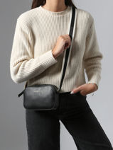 Cross Body Tas Th Logotape Polyurethaan Tommy hilfiger Zwart th logotape AW17450-vue-porte