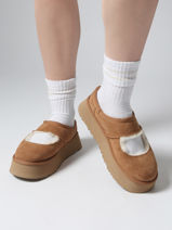 Derby Veterschoenen Uit Leder Ugg Bruin women 1167612-vue-porte