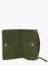 Portefeuille Leder Vintage Nat et nin Groen vintage ROZA-vue-porte