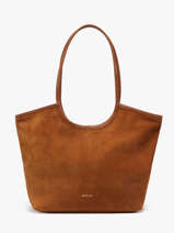 Schoudertas Milan Sude Leder Nat et nin Bruin vintage MILAN