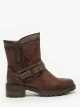 Enkellaarsjes Mustang Groen women M0082002