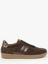 Sneakers Uit Leder Gabor Bruin women 18