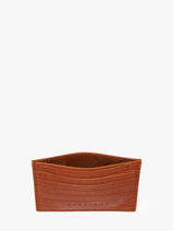 Longchamp Longchamp pocket croco Kredietkaarthouder Bruin-vue-porte