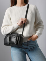 Cross Body Tas Soft Caramella Leder Lancaster Zwart soft caramella 6-vue-porte