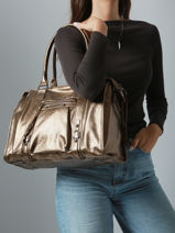 Schoudertas Format A4 Gallantry Bruin format a4 5-vue-porte