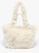 Handtas /schoudertas Fur Bont Miniprix Beige fur A471