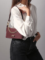 Cross Body Tas Betty Su�de Leder Nathan baume Violet vogue - 00031-05-vue-porte