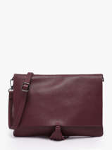 Cross Body Tas Caviar Leder Milano Rood caviar CA21062