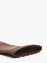 Handschoenen Isotoner Bruin women gloves 68285-vue-porte