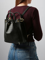 Rugzak Ted lapidus Zwart gretel TLAU8932-vue-porte