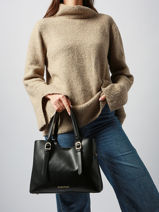 Schoudertas Winnie Re Valentino Zwart winnie re VBS9E301-vue-porte