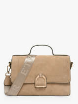 Cross Body Tas M Altesse Suede Etrier Beige altesse suede EASU048M