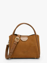 Handtas Suede Ida Lancaster Bruin suede ida 100