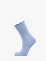 Sokken Pieces Blauw socks women 17149458