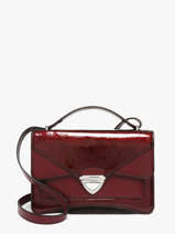 Cross Body Tas Madame George Star Leder Paul marius Rood star MGEORSTA