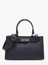 Sac Port� Main Caviar Leder Milano Blauw caviar CA25114