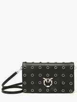 Cross Body Tas Love Bag Soft Leder Pinko Zwart love bag soft 6023A39A