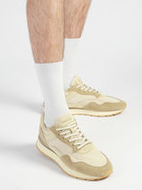 Sneakers Uit Leder Hoff Groen men 12602006-vue-porte