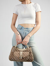 Handtassen Jessa Guess Bruin jessa JG836206-vue-porte