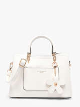 Cross Body Tas Grained Miniprix Wit grained H6931