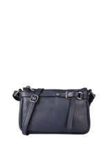 Cross Body Tas Caviar Leder Milano Blauw caviar G1421N