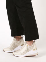 Sneakers Willis Wedge Michael kors Goud women S2WIFS4D-vue-porte