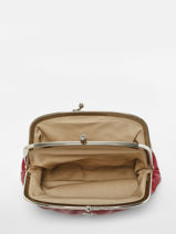 Portemonnee Leder Hexagona Rood coconut E77271-vue-porte