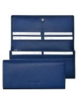 Longchamp Le foulonn� Portefeuille Blauw