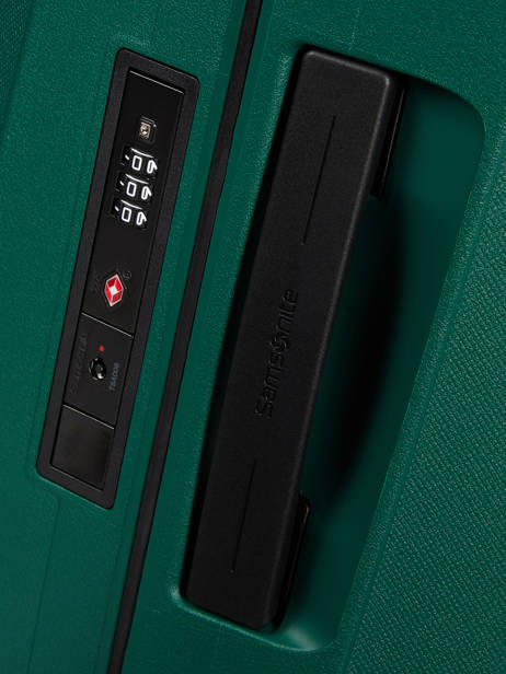 Harde Harde Reiskoffer Essens Samsonite Groen essens 146911 ander zicht 1