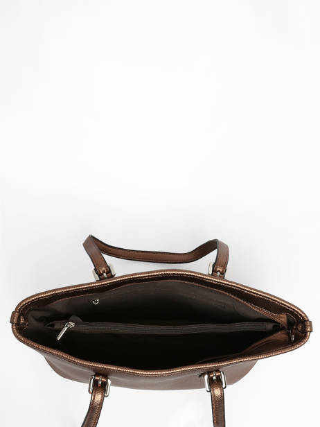 Schoudertas Grained Miniprix Bruin grained F2531 ander zicht 3
