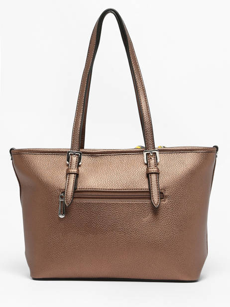 Schoudertas Grained Miniprix Bruin grained F2531 ander zicht 4