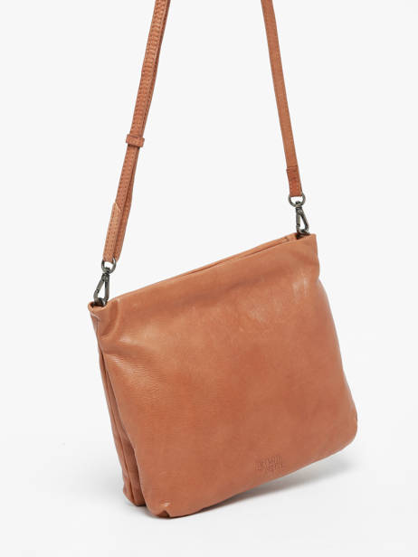 Cross Body Tas Smart Leder Basilic pepper Bruin smart BSMA09 ander zicht 2