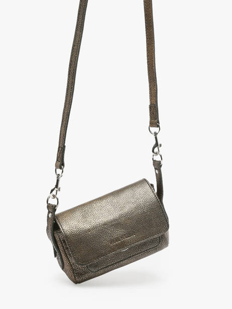 Cross Body Tas Diane Xs Granite Leder Paul marius Goud granite DIANXGRA ander zicht 2