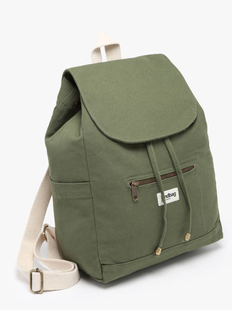 Rugzak Eliot Katoen Hindbag Groen best seller ELIOT ander zicht 2