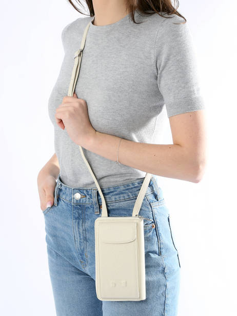 Telefoonetui Pocket Leder Nathan baume Beige n city 3 ander zicht 1