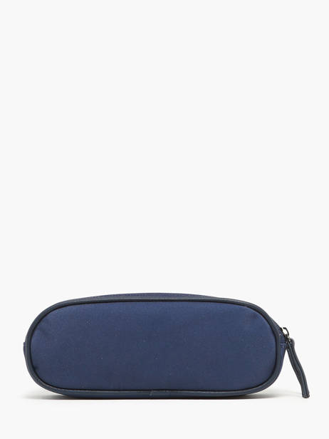 Pennenzak 2 Compartiments Cameleon Blauw vintage family boulanger TROU ander zicht 2