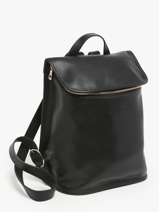 Longchamp Le foulonné Rugzak Zwart