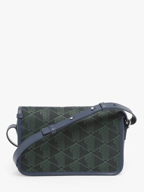 Schoudertas Heritage Monogramme Katoen Lacoste Blauw heritage monogramme NF4513HK ander zicht 4