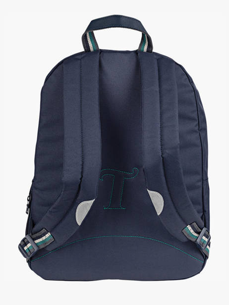 Rugzak 2 Compartimenten Tann's Blauw les fantaisies g 63257 ander zicht 4