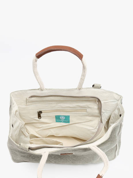 Handtas Naturel Le voyage en panier Bruin naturel PM807 ander zicht 3