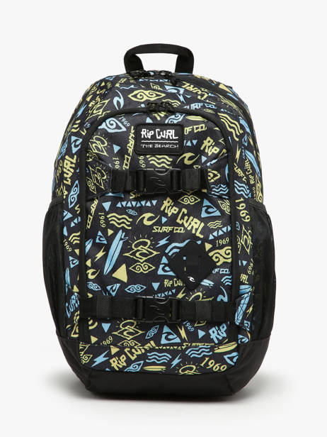 Rugzak 2 Compartimenten Rip curl Zwart bts 14QMBA